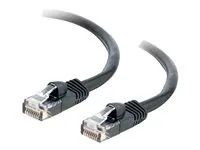 Patch kabel - RJ-45 (M) do RJ-45 (M) - 2 m - UTP - CAT 5e - lisovaný, provedení bez hrbolků, licna - černá