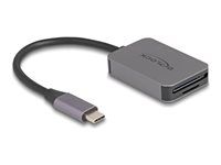 USB Type-C Card Reader in aluminium enc