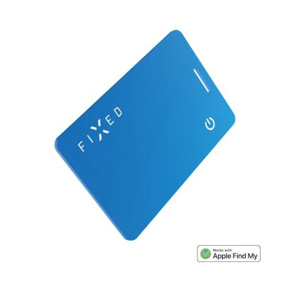 Smart tracker FIXED Tag Card 2,Find My, modrý