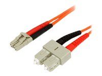 3m Multimode Fiber Patch Cable LC - SC - FIBLCSC3