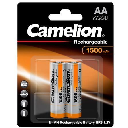 CAMELION Baterie nabíjecí AA 2ks NI-MH 1500mAh