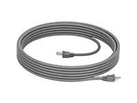 Logitech Cat5e Kit - Patch kabel - RJ-45 (M) do RJ-45 (M) - 7 m - SF/UTP - CAT 5e - grafit