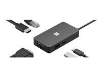 Dokovací stanice - USB-C - VGA, HDMI - 1GbE - komerční
