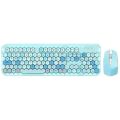 Klávesnice Wireless keyboard + mouse set MOFII Honey Plus 2.4G (blue)