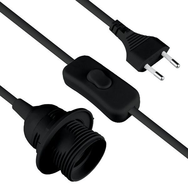 Kabel s vypínačem a zásuvkou E27 DPM DIC3120