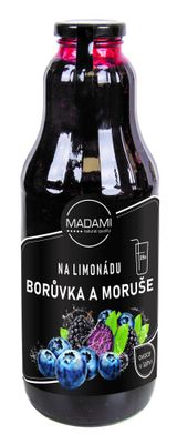 Borůvka & moruše 1000 ml: ovoce na limonádu