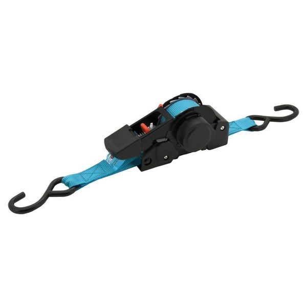 Popruh upínací s ráčnou a háky COMPASS 02261 samonavíjecí 3,5m