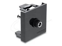 Delock - Easy 45 - zacvakávací modul - DC 5,5 x 2,5 mm (samice) - 1 napájecí zásuvka - 1 modul - cerná