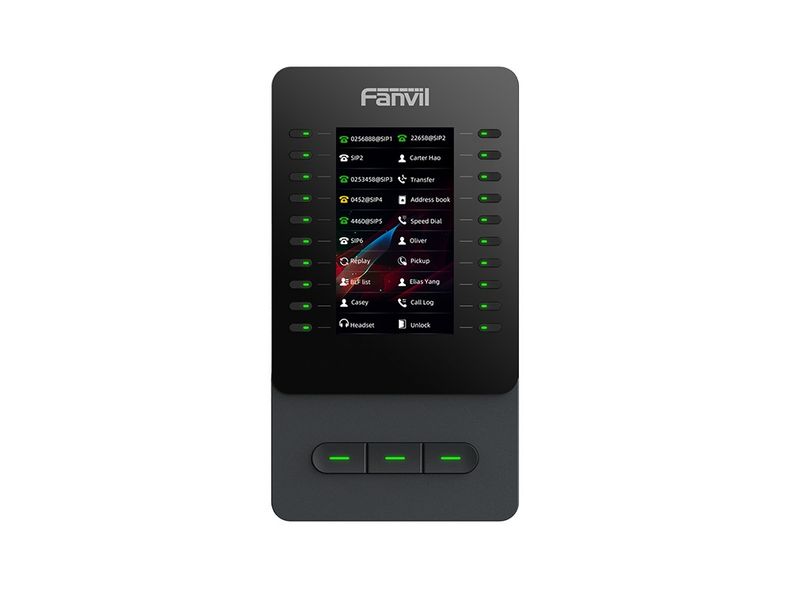 Fanvil EM60 rozšiřující modul pro telefony V65/V66/V66 Pro, 4,3" displej, 60 DSS