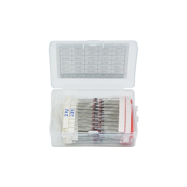 Sada zenerových diod 300 ks 2-39V 0,5W