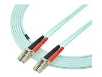 10 Gb Aqua - Multimode Duplex 50/125 - LSZH - LC/LC - OM3 - LC to LC Fiber Patch Cable - Patch kabel - multirežim LC (M) do multirežim LC (M) - 3 m - 3 m - optické vlákno - duplex - 50 / 125 mikron - OM3 - neobsahuje halogen - vodě - barva - pro P/N: J9152AST, MASFP10GBSR, SFP10GBLRMST, SFP10GBSRST, SFP10GSRSST, SFP10GSRXST