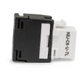KELINE Keystone Jack, Category 6, RJ45/u