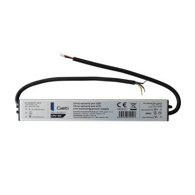 Zdroj spínaný pro LED 12V/ 30W GETI LPV-30