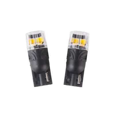 Autožárovka LED T10 12V CARCLEVER 4LED 2835SMD oranžová 2ks