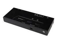 4K UltraHD HDMI Switch with Fast Switching, Auto-Sensing and Serial Control (VS222HD4K) - Spínač video/audio - 2 x HDMI - desktop