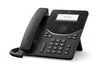 Telefon VoIP - s Trusted Platform Module (TPM) 2.0 s identifikací volajícího/čekajícím hovorem - SIP, SDP, RTCP, RTP, SRTP - 4 linky - uhlíková čerň