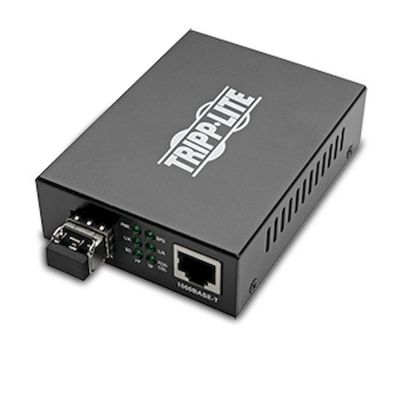 Konvertor z optických vláken na Ethernet, 10/100/1000Mb/s, LC Multimode, 850nm, max.550m
