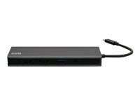 Dual Monitor Docking Station with 4K HDMI, USB, Ethernet, and AUX - Power Delivery up to 60W - Dokovací stanice - USB-C / Thunderbolt 3 - 2 x HDMI - 1GbE - kompatibilní s TAA