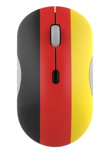Lenovo 350 Fan edition - Německo/Kancelářská/Optická/1 600 DPI/Bezdrátové Bluetooth/Černá