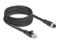 M12 Cable X-coded 8 pin female to RJ45 p