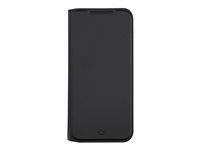 Pouzdro s klopou pro mobilní telefon - plast, syntetická kůže - černá - pro Samsung Galaxy A13