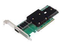 Síťový adaptér - PCIe 5.0 x16 nízký profil - 400 Gigabit QSFP112 x 1