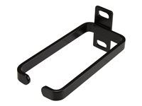 Network Rack-Mount Cord Organizer Ring (CMHOOK1UN) - Kroužek pro uspořádání kabelů - černá - 1U - pro P/N: RACK-18U-20-WALL-OA, RACK-21U-20-WALL-OA, RACK-24U-20-WALL-OA, RK3236BKF, RKQMCAB12V2