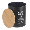Dóza ORION Black Kapsule do kávovaru 16cm