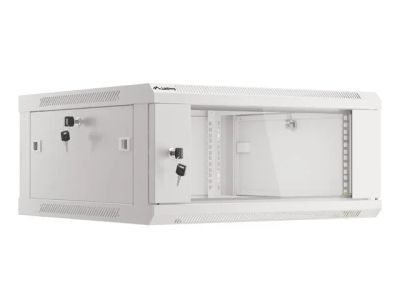 Lanberg racková skříň 19" pro montáž na stěnu 4u/600x600 (flat pack) V2 šedá