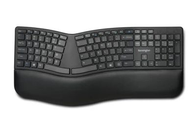 Kensington Pro Fit Ergo/Bezdrátová USB + Bluetooth/UK layout/Černá