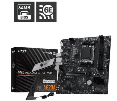 MSI PRO A620AM-G EVO WIFI/AM5/mATX