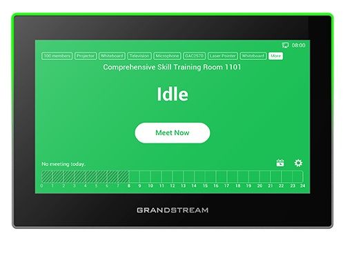 Grandstream GSC3575 SIP interkom a řídicí stanice, 7" dotyk.obrazovka, Wi-Fi 6, BT, 6 SIP účtů,černý