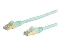 Category 6A - 26AWG (6ASPAT7MAQ) - Patch kabel - RJ-45 (M) do RJ-45 (M) - 7 m - STP - CAT 6a - lisovaný, provedení bez hrbolků - vodě - barva