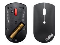 Myš - pravák a levák - modrá optická - 3 tlačítka - bezdrátový - Bluetooth 5.0 - černá - maloobchod - pro ThinkPad T16 Gen 4 21QN