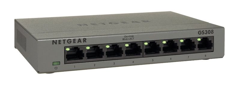 Netgear 8PT ge unmanaged sw metal lp, GS308