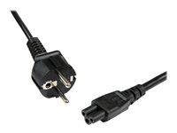 Laptop Charger Cable - Elektrický kabel - IEC 60320 C5 do power CEE 7/7 (M) - AC 250 V - 2 m - černá