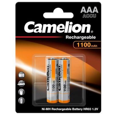 CAMELION Baterie nabíjecí AAA 2ks NI-MH 1100mAh