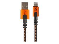 Xtorm Xtreme USB to Lightning cable (1,5m), Black,Orange