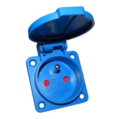 Zásuvka na panel IP44 230/16A HADEX L164 s víčkem