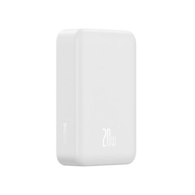 Baseus EnerFill FM41 Ultra Mini 20W Magnetická Powerbanka 20000mAh White