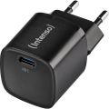 INTENSO W30C2, 1x USB-C, Nabíjačka, 30W, čierna
