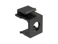 Modular insert (cutout) - černá - 1 port (balení 4)
