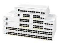 Cisco Business 250 Series CBS250-48P-4X - Prepínac - L3 - inteligentní - 48 x 10/100/1000 (PoE+) + 4 x 10 Gigabit SFP+ - Lze montovat do rozvadece - PoE+ (370 W) - repasováno