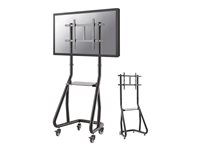 Vozík - pro LCD displej / AV systém - černá - velikost obrazovky: 37"-80"