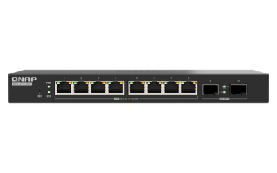 QNAP switch QSW-L2110-10T (8x 2,5GbE port, 2x 10GbE port, Lite Managed)