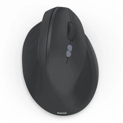 HAMA EWM-500R, Ergonomická bezdrátová myš, černá