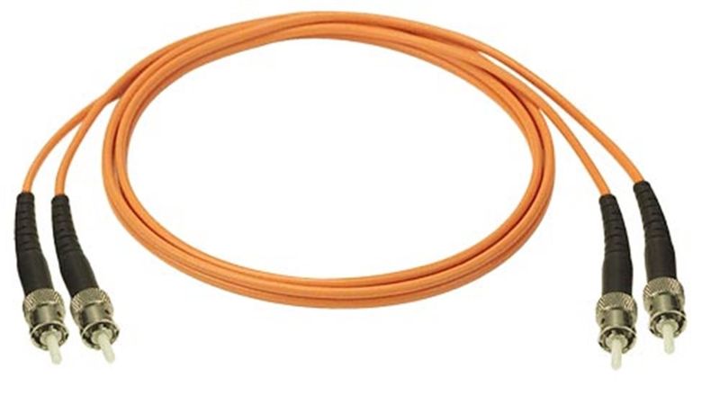 Optický patchkabel duplex ST-ST, 50/125 um MM, 0,5 m, OM2