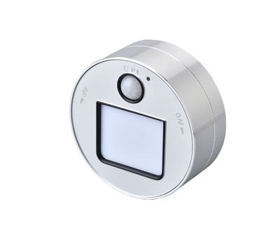 Zásuvkový modul Viking A20S, stříbrná/LED světlo 3W/Pohybový senzor/230V,16A,50Hz