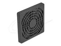 Fan Grill with Dust Filter 80 x 80 mm bl