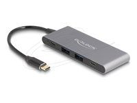4 Port USB Type-C Hub with 2 x USB Type-